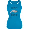 thumbnail image 1 of Floaty Potato Manatee Juniors Soft Tank Top, 1 of 1