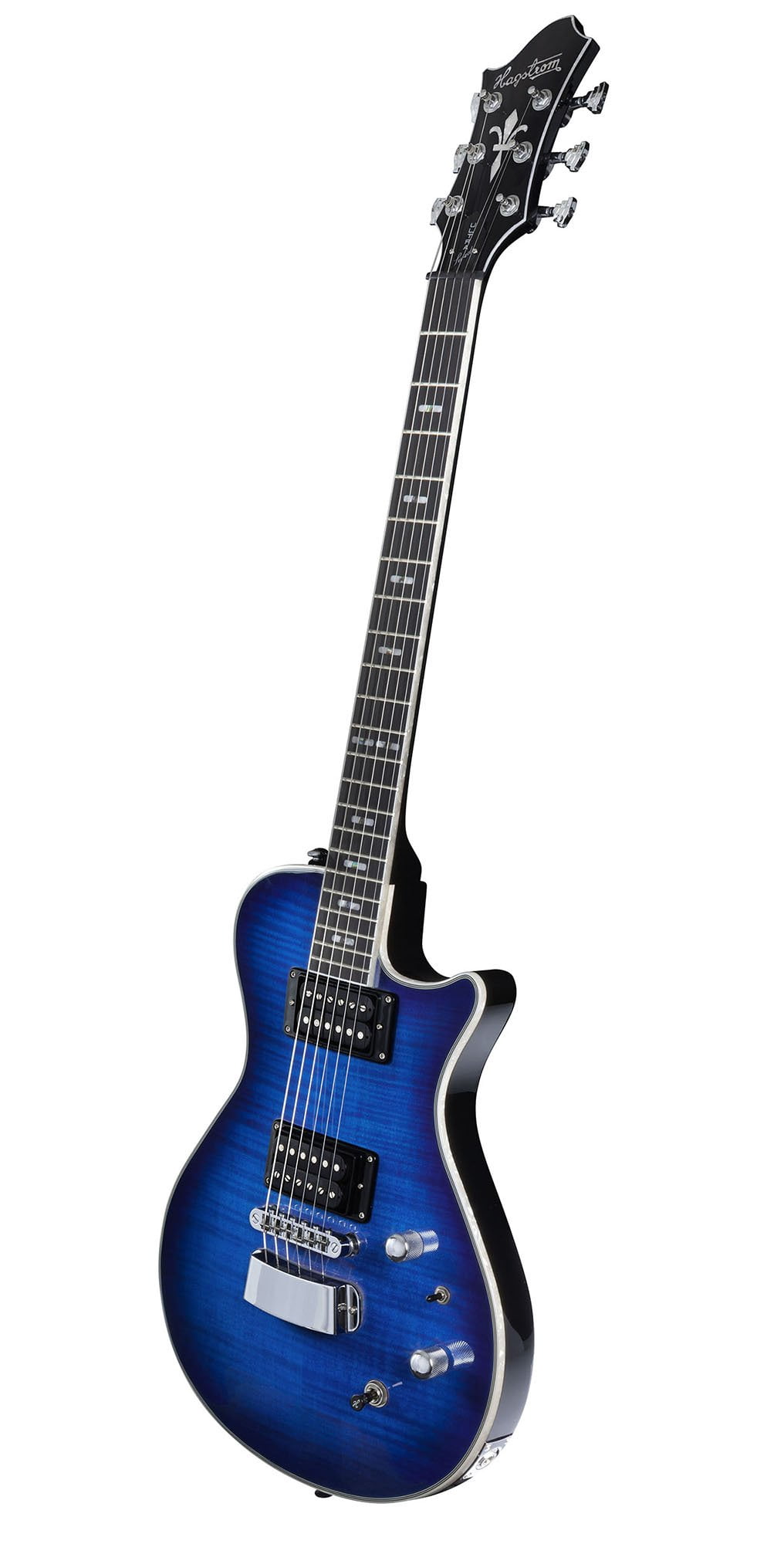 Hagstrom Ultra Swede Electric Guitar Worn Denim Gloss