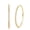 gold 40mm, variant on Oval Hoop Earrings for Women - 14K Gold Plated 925 Sterling Silver CZ Diamond Hoops,Hypoallergenic Lightweight Gift Box