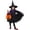 Multicolor, variant on Witch Costume, Witch Outfit, Witch Roleplay, Cute Chi’Ldren Halloween Orange Witch Costume for Gi'Rls, Todd'Ler Inf'Ant Ba'By Halloween Costume Outfit Cosplay-Cloak+Hat+Pumpkin Bag+Broom, Orange 120