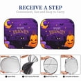 thumbnail image 6 of Windshield Sun Shade, Purple Happy Halloween Foldable Car Sun Shade Windshield for Front, 2 Pieces, 6 of 7