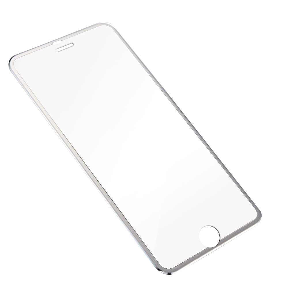 3D Curved Full Cover Tempered Screen Protector for iPhone Glass Titanium Alloy Edge Film Screen Protector for iPhone 6/6S/6 plus/6S plus/7/7 plus/8/8 plus