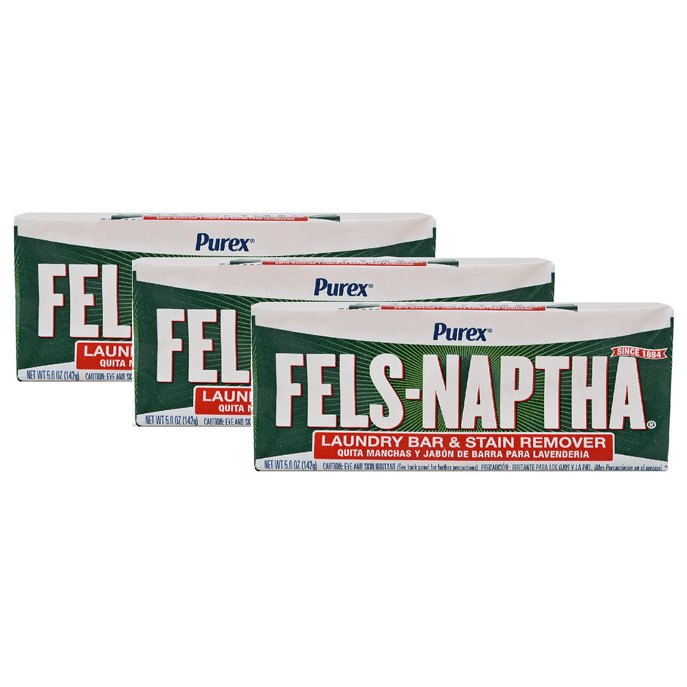 Purex FelsNaptha Laundry Bar & Stain Remover & Pretreater, 5.5 Ounce