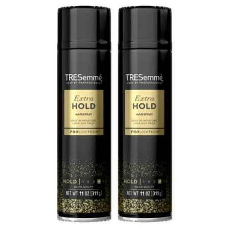 Tresemme' Extra Hold Hair Spray for Frizz Control, 11 oz Each, Pack of 2