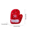 thumbnail image 3 of Christmas Brooch Towel Embroidered Christmas Badge Brooch Accessory Christmas Ornament, 3 of 6