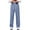 Blue, variant on Women's Casual Pants, Sweatpants Jeans for Women High Waisted Baggy Pants Straight Leg Denim Pants Stretchy Trousers with Pockets, M