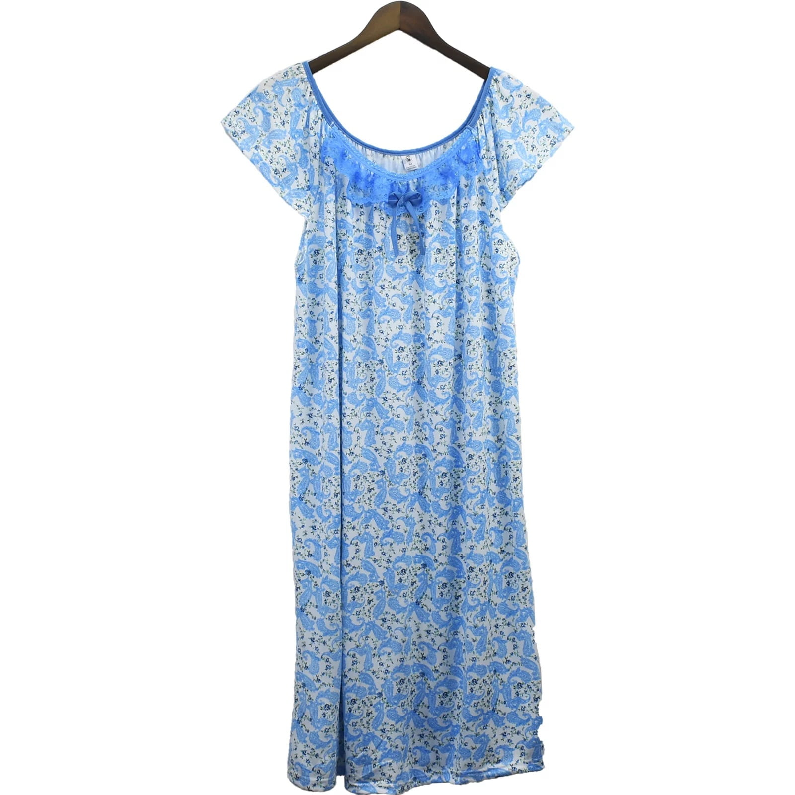 S.CHRISTINA Womens Pajamas Cotton Nightgown Plus Size Sleepwear for ...