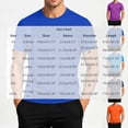 thumbnail image 3 of Kalauyu Running Shirts Men Sport Tops Dry Fit Gym Wicking Athletic Quick Dry Moisture Wicking T Shirts Solid Color Breathable Cool Fitness Workout Shirts, 3 of 9