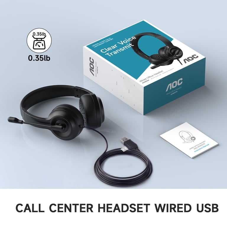 Froura Wired Call Center Headset with Noise Cancelling photo 5