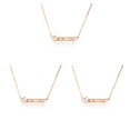 thumbnail image 3 of Collar Sonducket Vintage oro rosa Capricornio letra doce signo del zodiaco, 3 of 6