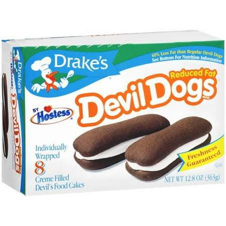 Interstate Brands Drakes Devil Dogs, 8 ea