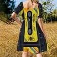 thumbnail image 4 of 2024 Cassette tape nostalgy retro cool. Dress Long dresses women's luxury party dress, 4 of 7