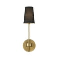 thumbnail image 3 of Trade Winds Diana 1-Light Wall Sconce in Natural Brass, 3 of 5