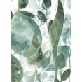 thumbnail image 2 of Vess, June Erica 25x32 White Modern Wood Framed Museum Art Print Titled - Aquatic Leaves IV, 2 of 4