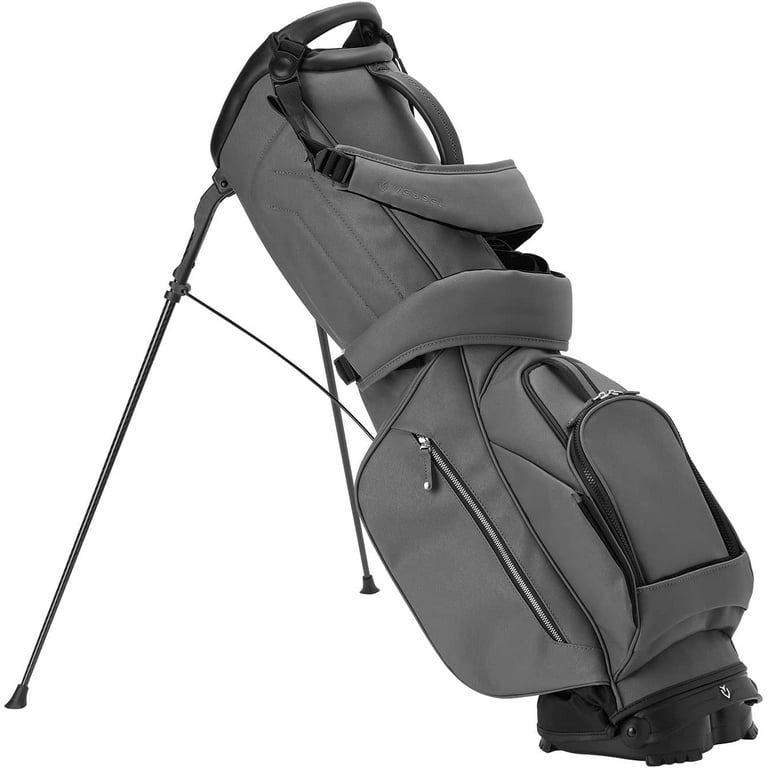 NEW TaylorMade Golf Vessel Lite Lux Stand Bag 4-way Top - Gray