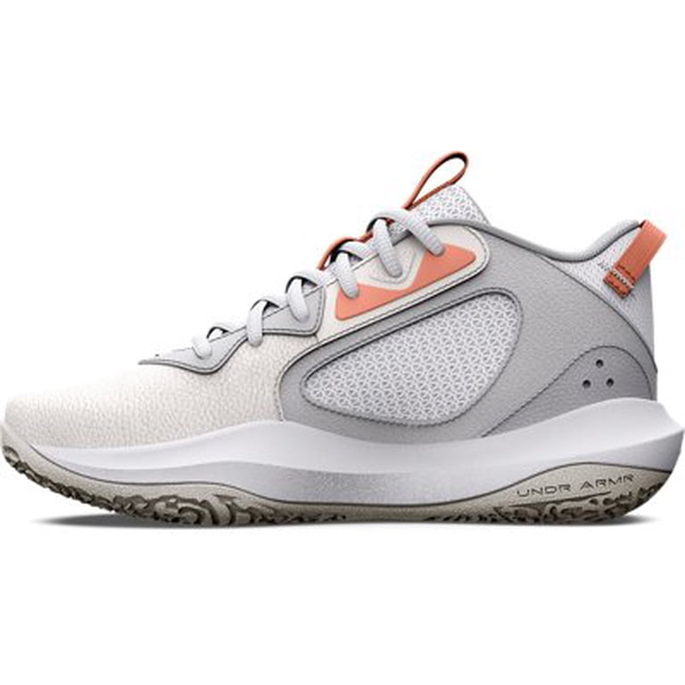 Under Armour Unisex UA Lockdown 6 Basketball Shoes White  display picture 1