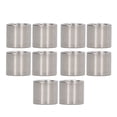 thumbnail image 1 of Écrous de Couplage, 10 Pièces Écrou de Connecteur Rond 304 en Acier Inoxydable M10x1.5 pour l'Entretien des Pipelines, 1 of 8