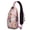 Sky-blue-23, variant on Palm Leaf and Exotic Flowers Sling Backpack – Vibrant Boho Style Multipurpose Bag with Tropical Floral Patterns, Designed for Travel and Everyday Carry