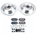thumbnail image 3 of PowerStop Rear Z23 Evolution Sport Carbon-Fiber Ceramic Brake Pad and Drilled & Slotted Rotor Kit Fits: HYUNDAI KIA Select Models K5847, 3 of 10
