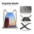 thumbnail image 4 of Johaoi Bluey Pattern Drawstring Gym Bag for Men,Waterproof Drawstring Backpack for Women Swim Bag Pull String Sport Gym Sackpack-Small, 4 of 6