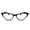 Black, variant on 2SeeLife Cat Eye Reading Glasses for Women – Vintage Designer Readers, Lightweight Frame, Spring Hinges, Narrow-Medium Fit, Brown Tortoise, +1.50