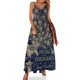 thumbnail image 1 of Vestido sin mangas con estampado de pavo real de Orgullo y prejuicio, vestidos de fiesta, vestidos de gala, 1 of 7