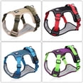 thumbnail image 3 of Adjustable Harness Dog Reflective Safety Training Walking Chest Vest Leads Collar For French Bulldog Pets Dogs Accessories ShopWise Round, 3 of 10