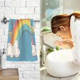 thumbnail image 7 of Yayeee 100% Cotton Hand Towels for Bathroom 16" x 28" Soft Absorbent Kitchen Towel, Rainbow with Stars, 7 of 7