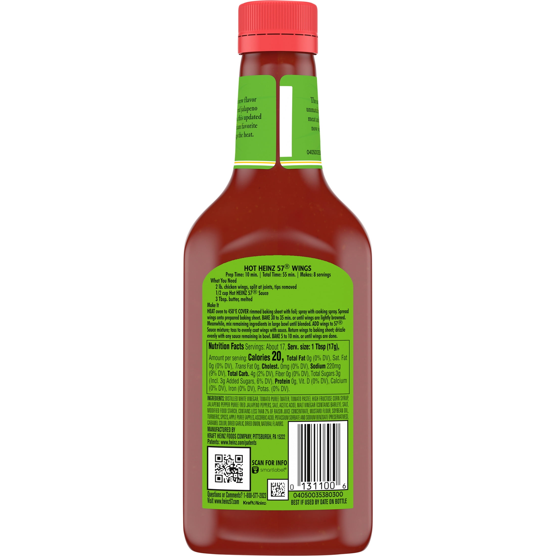 Heinz Hot 57 Sauce, 10 oz Bottle