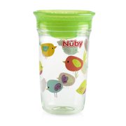 Nuby Tritan 10oz Wonder Cup with Hygienic Cover, Birds