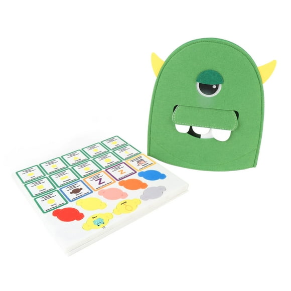 ABC Learning Toys, Parent Child Interactive Felt Shape Sorting Early Educational Alphabet Learning Toy for Preschool Children