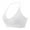 White, variant on Women Seamless Halter Sports Bra Open Back Padded Workout Crop Tank Tops Push Up Wireless Bralettes for Workout Gym
