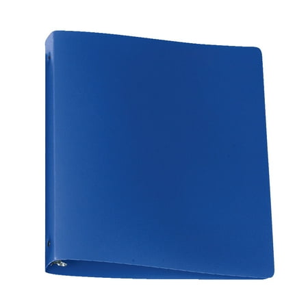 - School Smart Lightweight Poly Binder, 1 in, Blue
