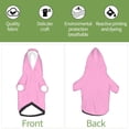 thumbnail image 6 of Bingfone Pink Dog Clothes Hoodie, Pet Winter Coat,Puppy Sweatshirts For Small Dogs Boy Girl,Suitable For All Breeds-Xx-Large, 6 of 9