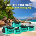 thumbnail image 5 of Portable EVA fishing bag, foldable fishing bucket, live fish box, camping water container, fishing gear storage bag, pump free multifunctional folding fish bucket, 5 of 6