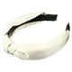 thumbnail image 5 of Seda Anudada Diadema, Pelo Diadema para Mujeres, Blanco, 1.2 Pulgadas Ancho, 5 of 7