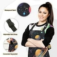 thumbnail image 2 of Firmament Planets 5 Pcs Kitchen Set Heat Resistant Oven Mitts and Non-Slip Pot Holders with Adjustable Cooking Apron, 2 of 6