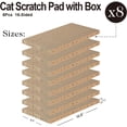 thumbnail image 3 of 8 Packs in 1 Cat Scratch Pad, Cat Scratcher Cardboard,Reversible,Durable Recyclable Cardboard, Suitable for Cats to Rest, Grind Claws and Play, 3 of 14
