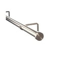 thumbnail image 2 of Linen Avenue End Cap Single Window Curtain Rod Set, 28 to 48-inch, Matte Black, 2 of 4