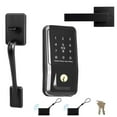 thumbnail image 1 of KFFKFF Keyless Entry Door Lock with Handle Set, Touchpad Electronic Deadbolt with IC Card, Customizable User Codes, Keyed Entry, Auto Lock, 1 of 9