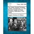 thumbnail image 1 of The Caster Socket Company, Limited, Complainant. vs. the Standard Caster & Wheel Company, Defendant.} Two Cases., 1 of 1