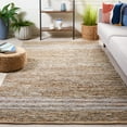 thumbnail image 2 of SAFAVIEH Vintage Leather Grace Striped Area Rug, Beige/Ivory, 7' x 7' Square, 2 of 8