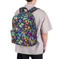 thumbnail image 5 of Goofa Colored Glass1 Printed Backpack,Laptop Backpack,Durable Anti-Theft Travel Work Backpack,Water-resistant Backpack, 5 of 9