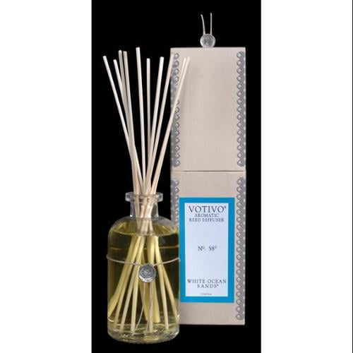 Votivo Aromatic Reed Diffuser No. 58 7.3 Oz. - White Ocean Sands