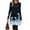 Blue, variant on Floral Print Long Sleeve Dress V-Neck Tight Fitting Midi Bohemian Style Women's Straight Party Dress Elegant Office Work Dresses Beige L