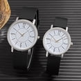 thumbnail image 3 of Resicozy Quartz Watches for Women Casual Round/Square Dial Watches with Silicone Strap 2026 Black with White Face Big, 3 of 3