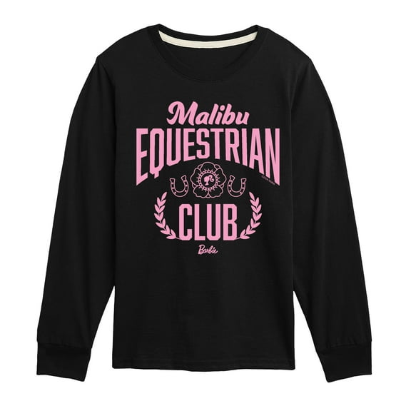 Barbie - Malibu Equestrian Club - Youth Long Sleeve Graphic T-Shirt