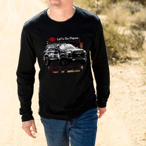 Toyota TRD Sequoia Lets Go Places Long Sleeve Tee