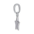 thumbnail image 2 of 925 Sterling Silver Unisex Star Celestial Charm Pendant Necklace 15x8.2mm Wide Pendant for Women, 2 of 2