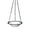ZA Grey, variant on Hanging Bird Bath for Outside, 16 Inch Metal BirdBath Bowl, Hummingbird Hanging Bird Feeder for Outdoor Garden Yard Patio Decor
